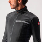 Castelli Squadra Stretch Jacket - Light Black/Dark Gray