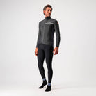 Castelli Squadra Stretch Jacket - Light Black/Dark Gray
