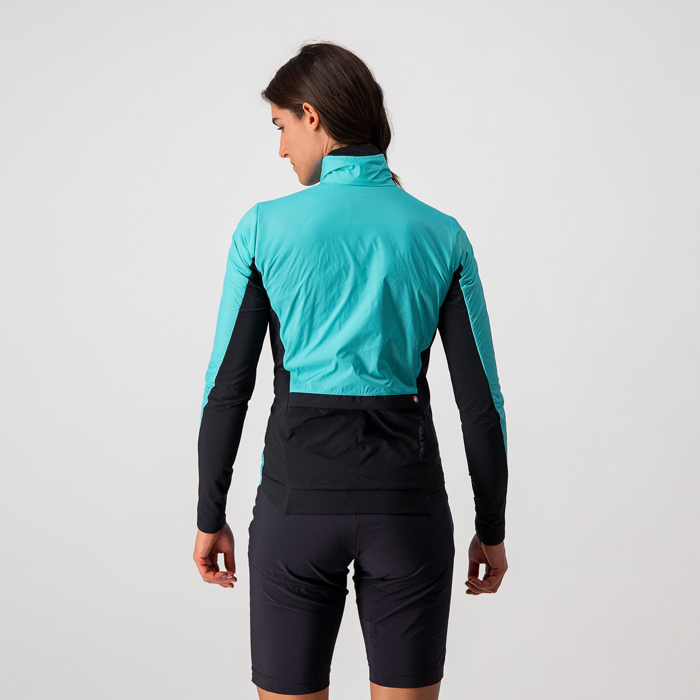 Castelli Unlimited W Puffy Jacket Turquoise Black
