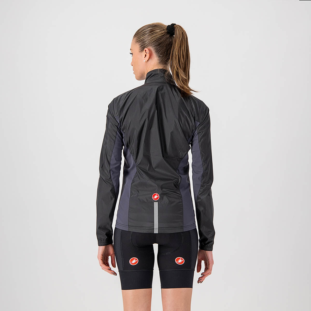 Castelli Squadra Stretch W Jacket - Light Black/Dark Gray
