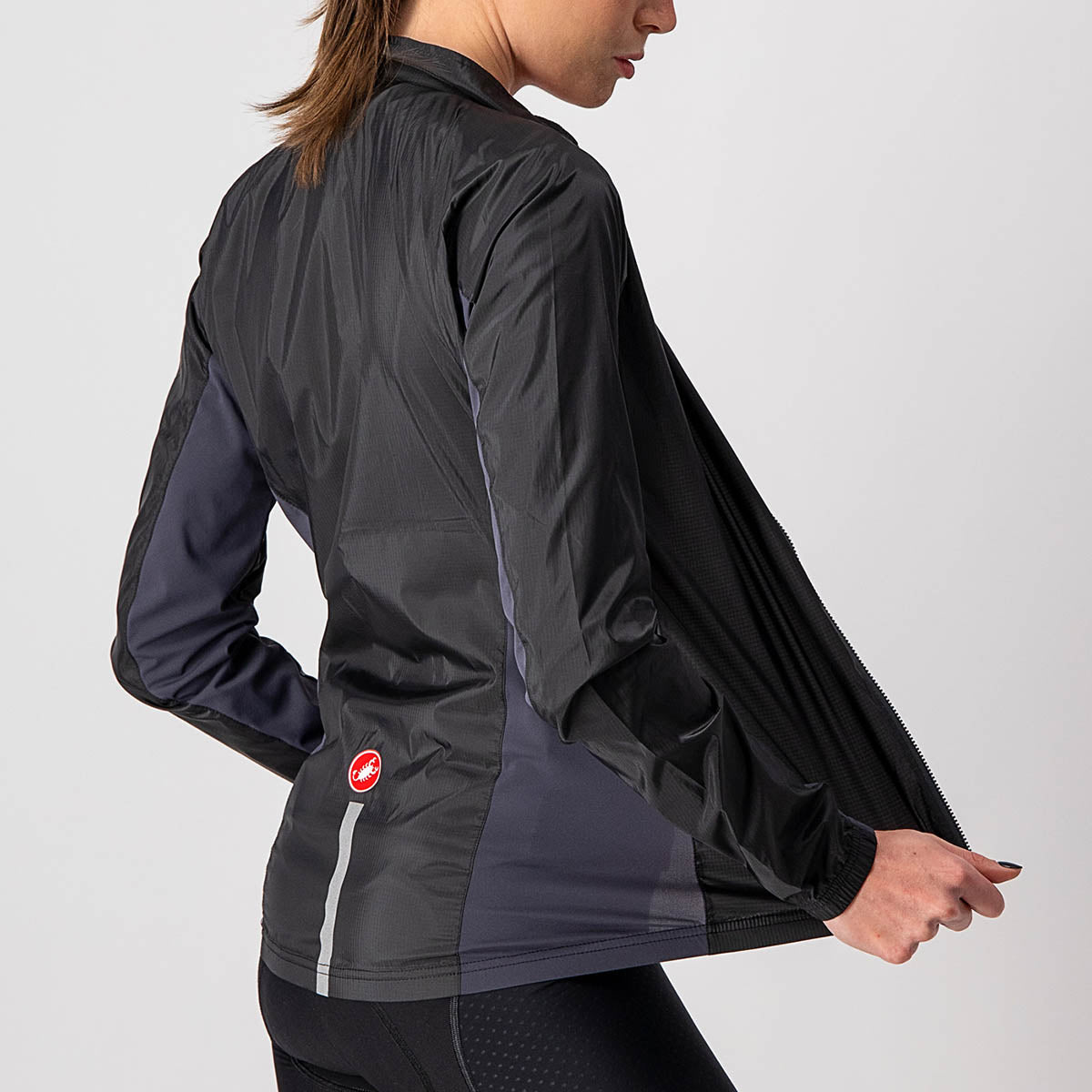 Castelli Squadra Stretch W Jacket - Light Black/Dark Gray