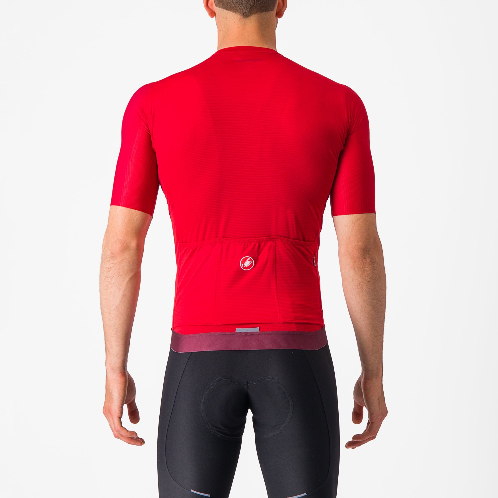 Castelli Espresso Jersey - Rich Red/ Deep Bordeaux