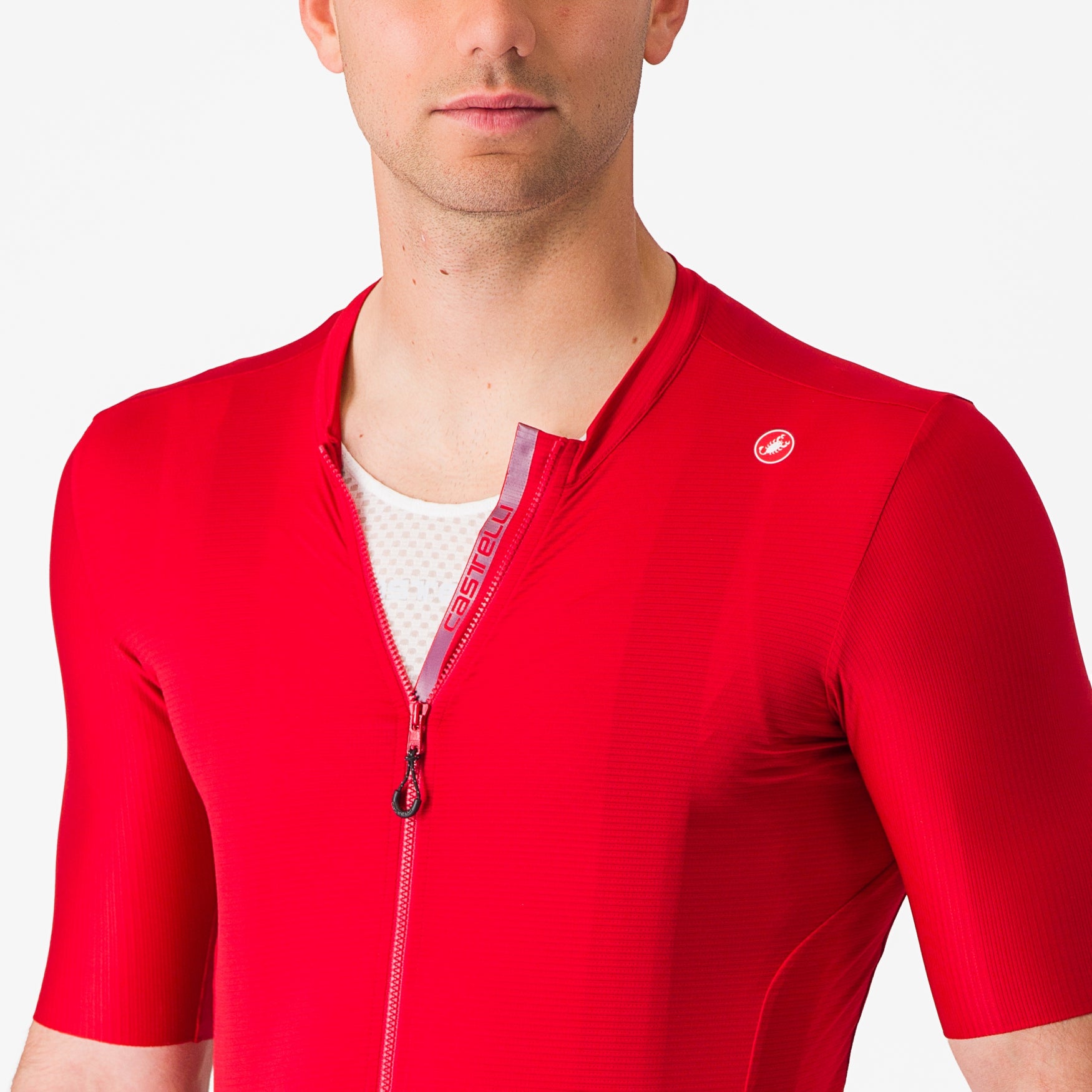 Castelli Espresso Jersey - Rich Red/ Deep Bordeaux