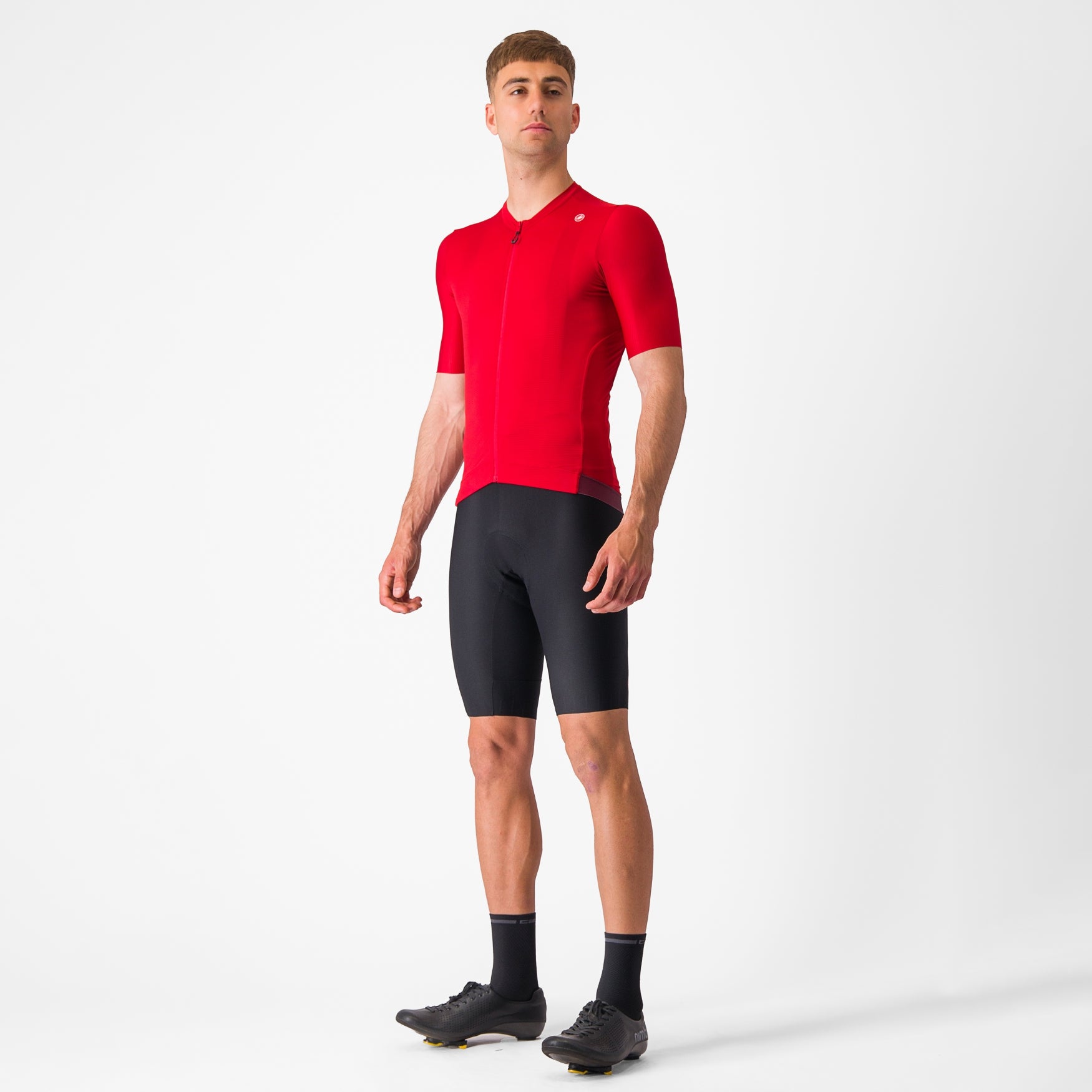 Castelli Espresso Jersey - Rich Red/ Deep Bordeaux
