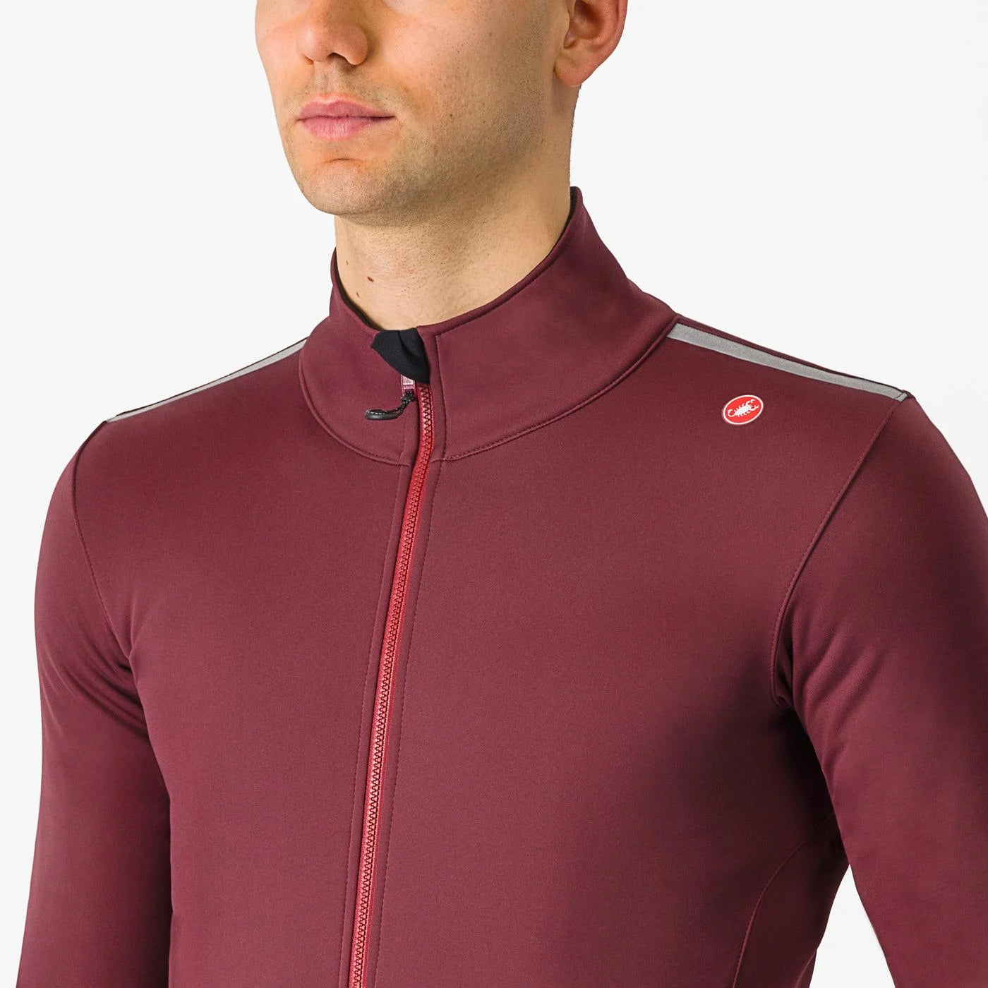 Castelli Espresso Air Jacket - Deep Bordeaux
