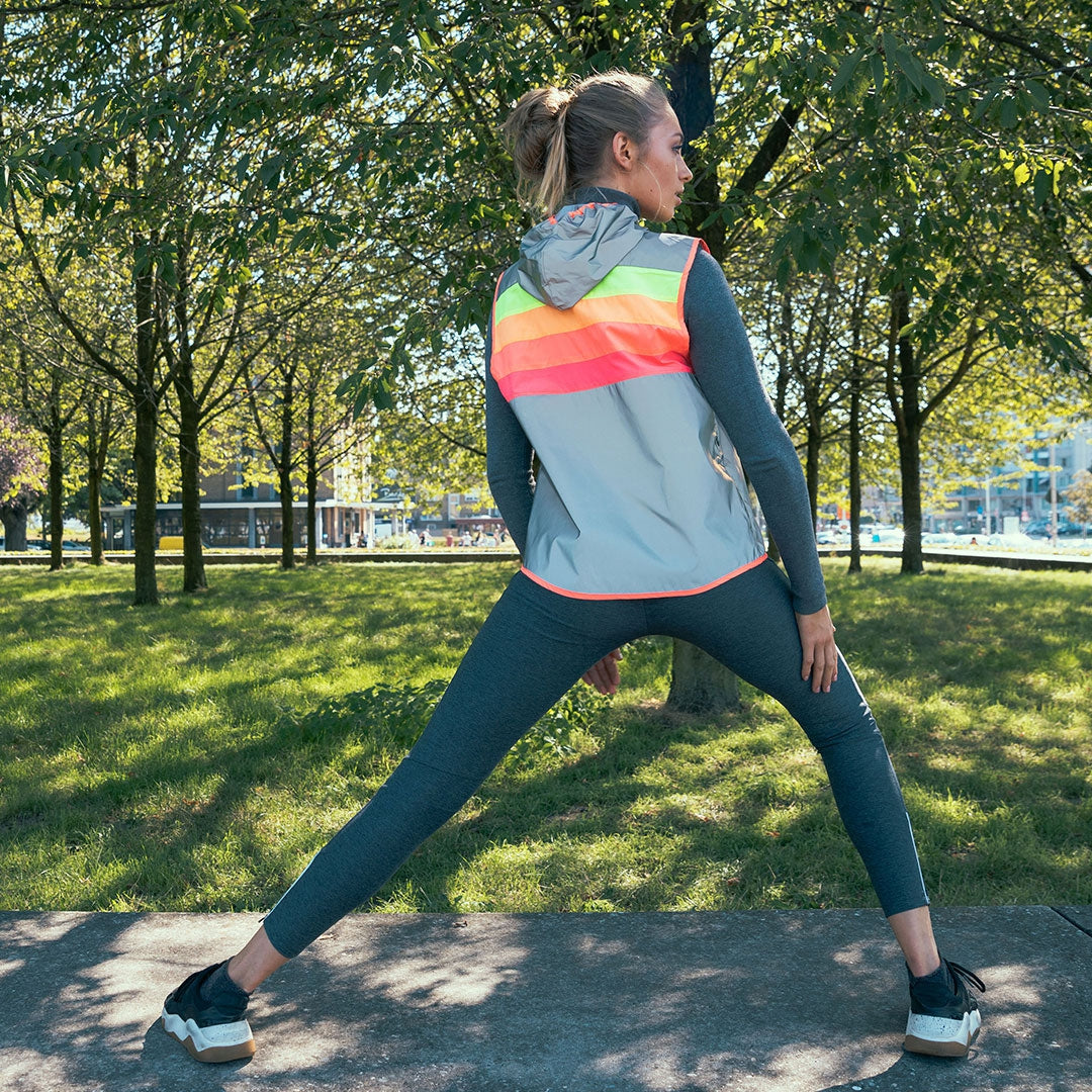 GOFLUO Bodyglower Darkflow Vest Grey Reflective