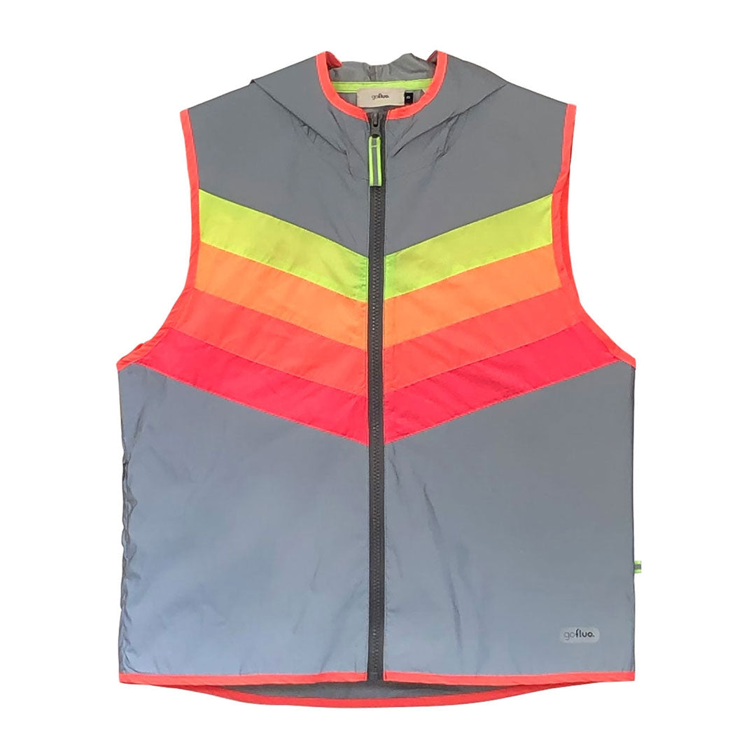 GOFLUO Bodyglower Darkflow Vest Grey Reflective