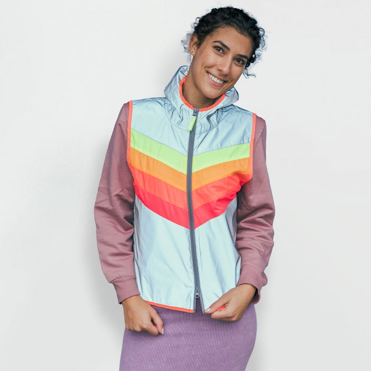 GOFLUO Bodyglower Darkflow Vest Grey Reflective