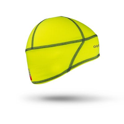 GripGrab Skull Cap Hi-Vis Yellow Fluo