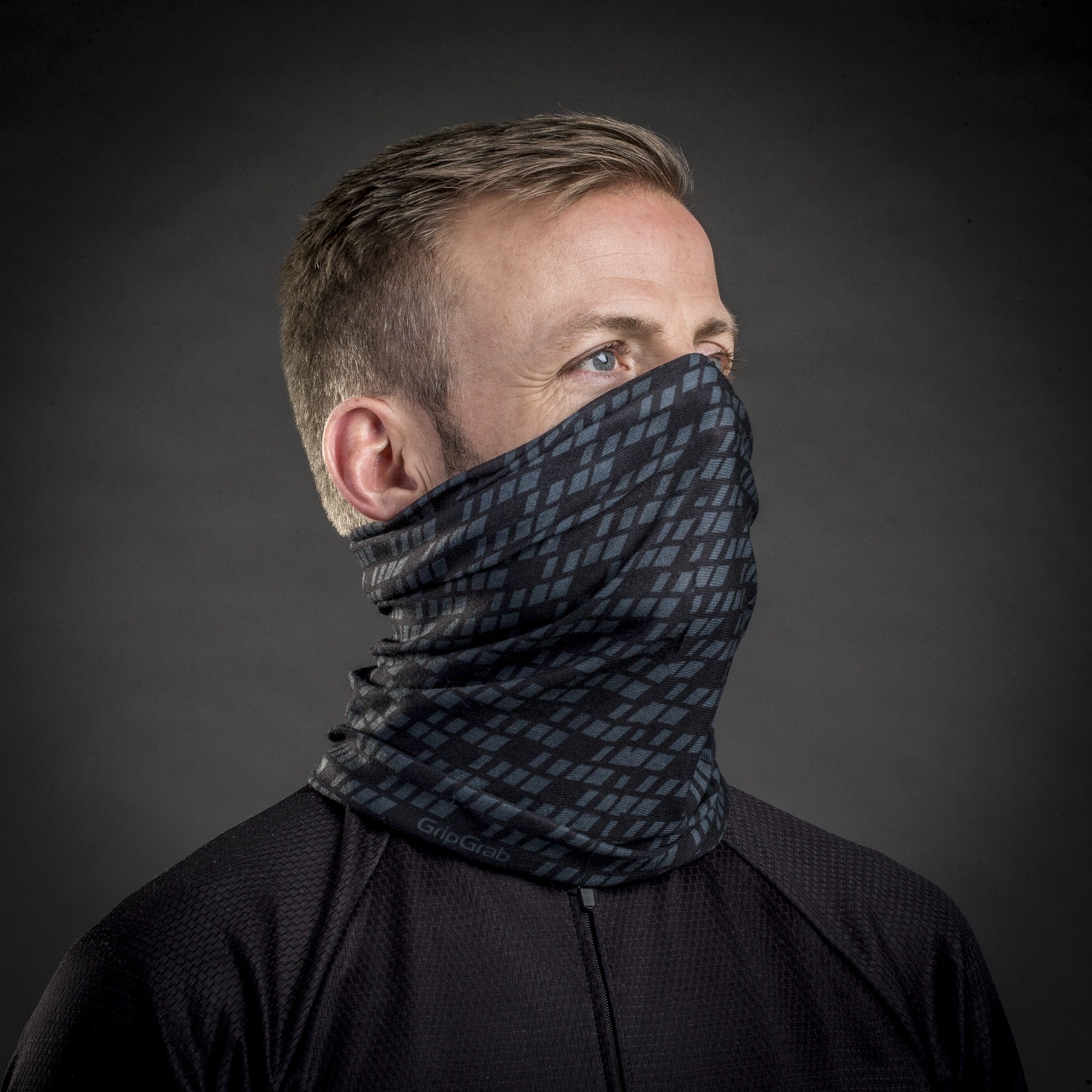 GripGrab multifunctional neck warmer sjaal zwart