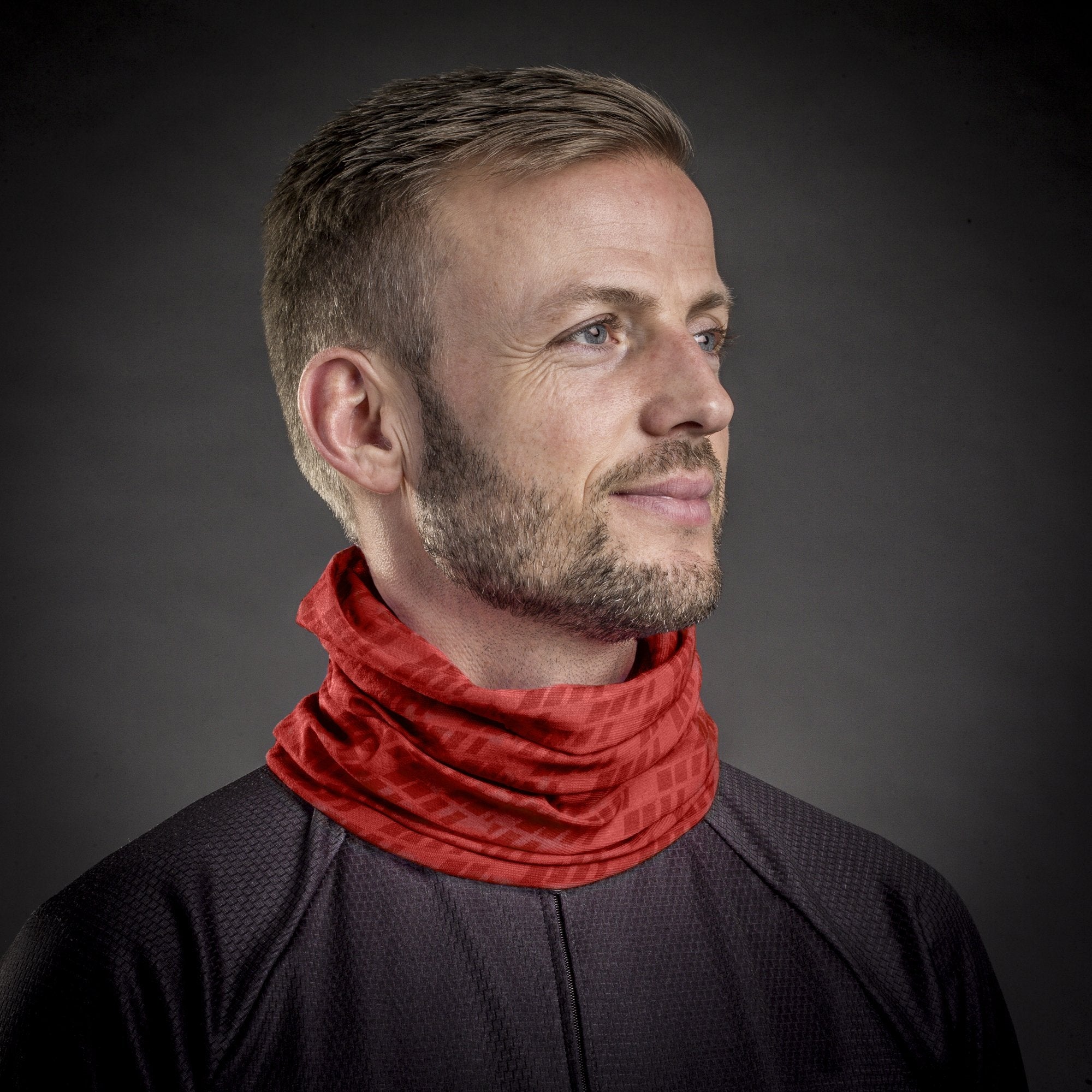 GripGrab multifunctional neck warmer sjaal rood