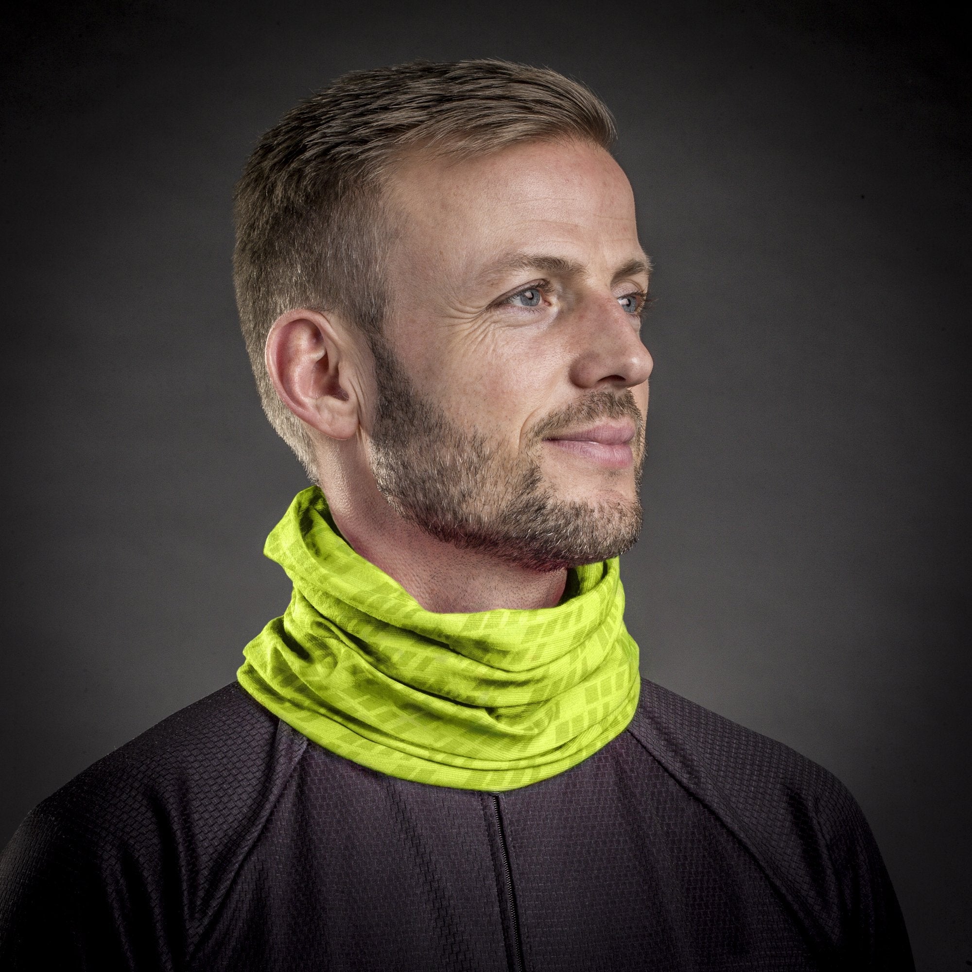 GripGrab multifunctional neck warmer sjaal hi-vis geel
