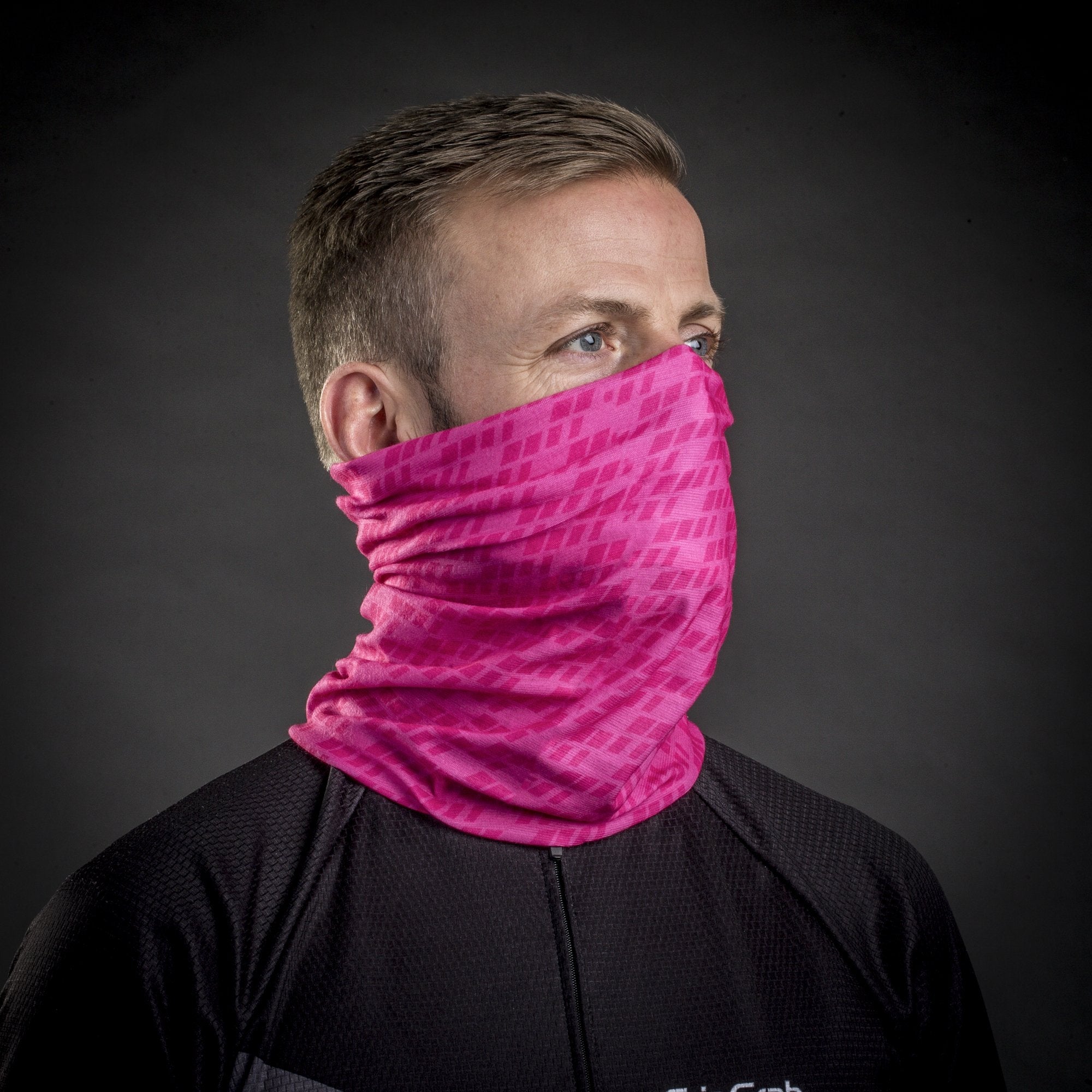 GripGrab multifunctional neck warmer sjaal roze