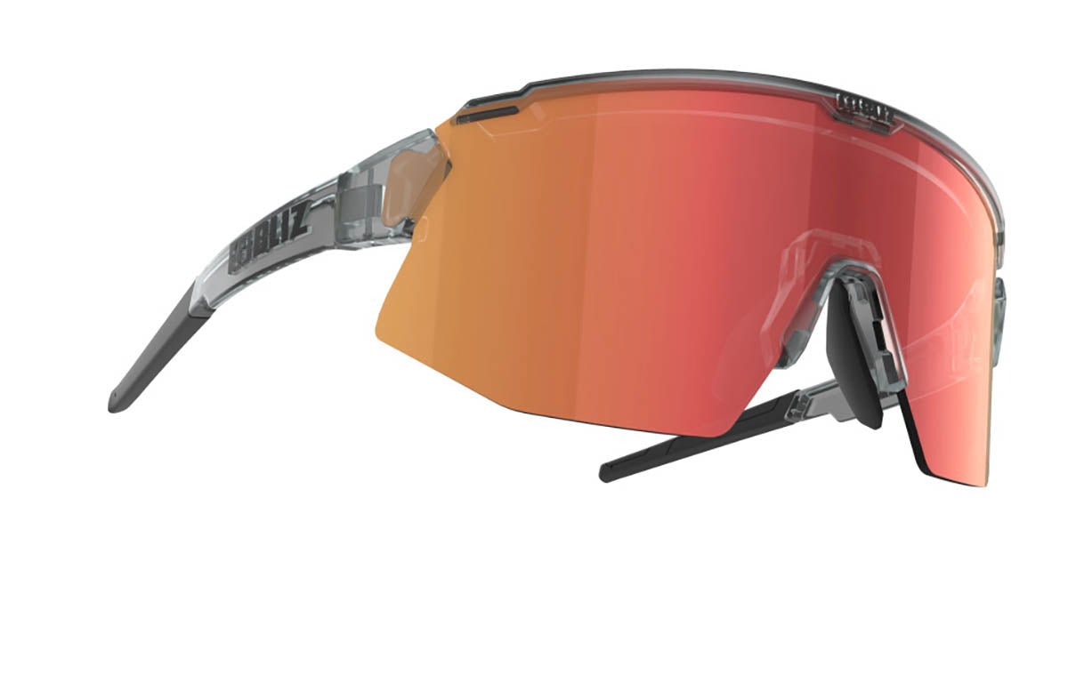 Bliz Breeze Bril Transparent Dark Grey - Brown W Red Multi