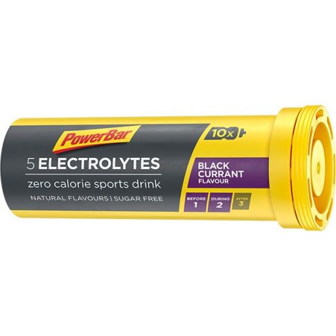 Powerbar electrolyte tabs Blackcurrent (10 stuks)