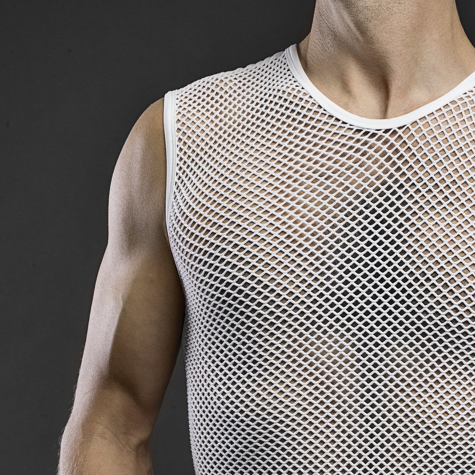 GripGrab 3-season ondershirt zonder mouwen wit