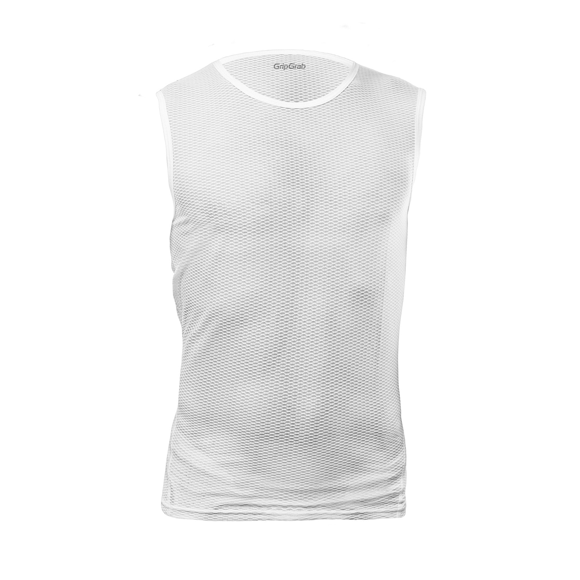 GripGrab ultralight mesh ondershirt zonder mouwen wit