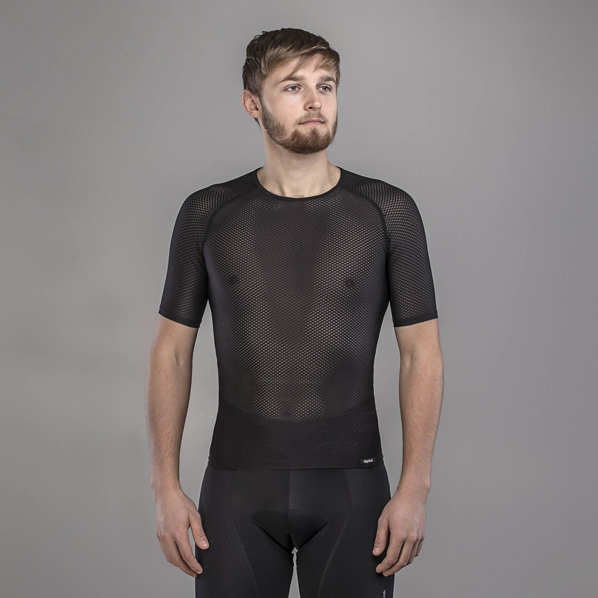 GripGrab ultralight mesh ondershirt met korte mouwen Zwart