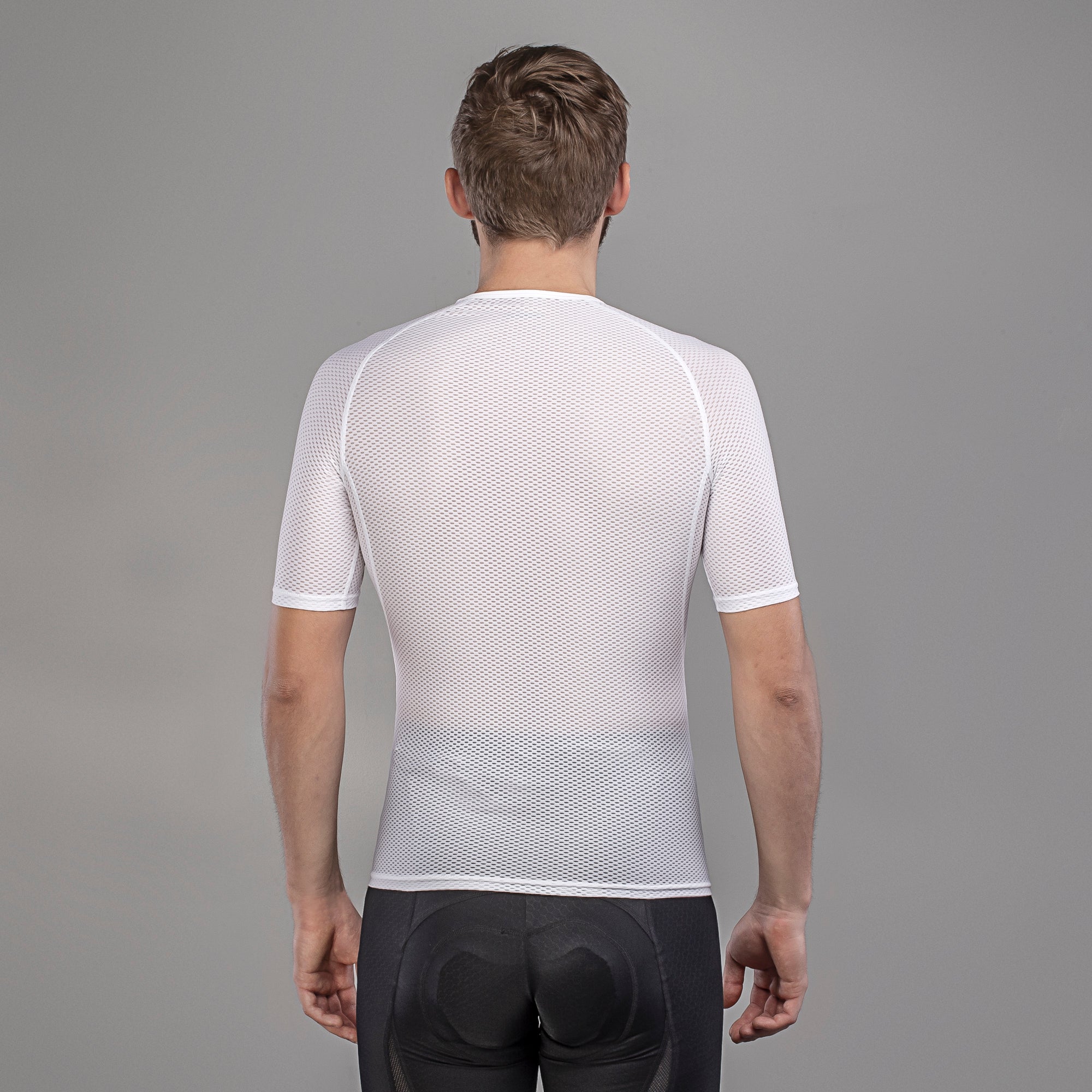 GripGrab ultralight mesh ondershirt met korte mouwen wit