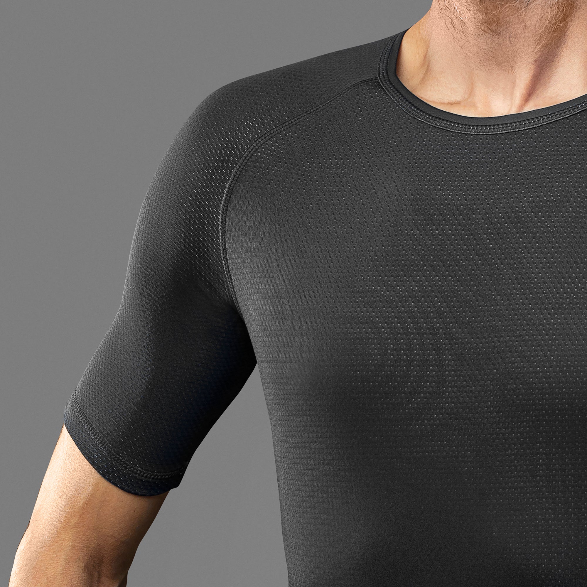 GripGrab ride thermal ondershirt met korte mouwen zwart