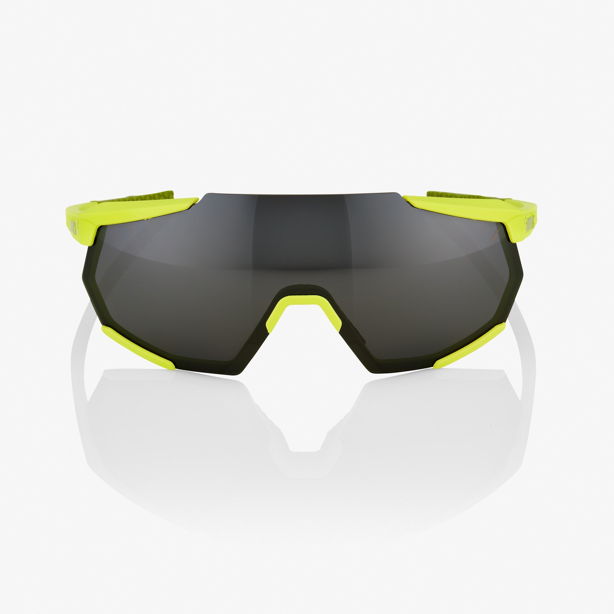 100% Racetrap Fietsbril Soft Tact Banana - Black Mirror Lens