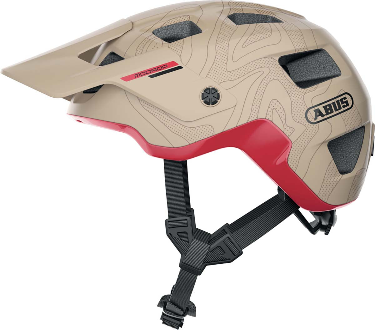 Abus Modrop Fietshelm Dusky Camel