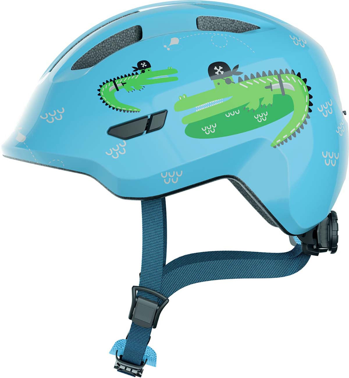 Abus Kinderhelm Smiley 3.0 Blue Croco