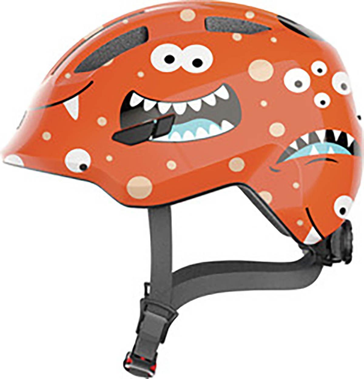 Abus Kinderhelm Smiley 3.0 Orange Monster