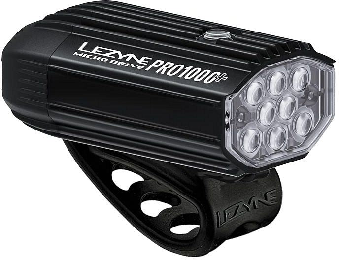 Lezyne Micro Drive Pro 1000+ Satin Black Voorlicht