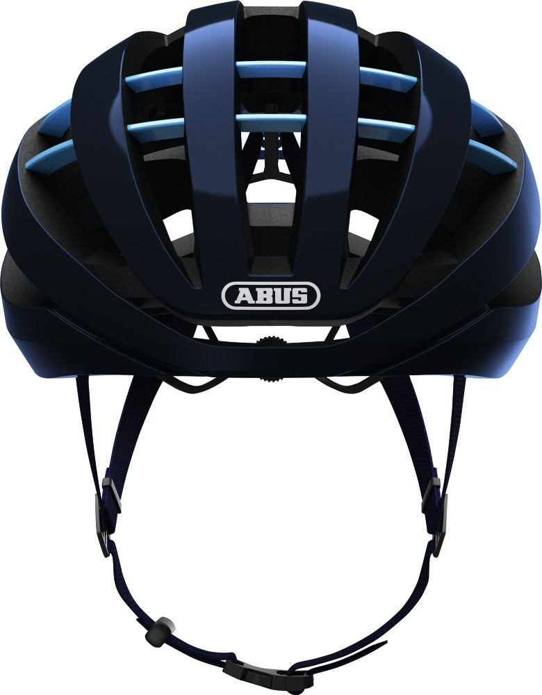 Abus aventor fietshelm team movistar blauw