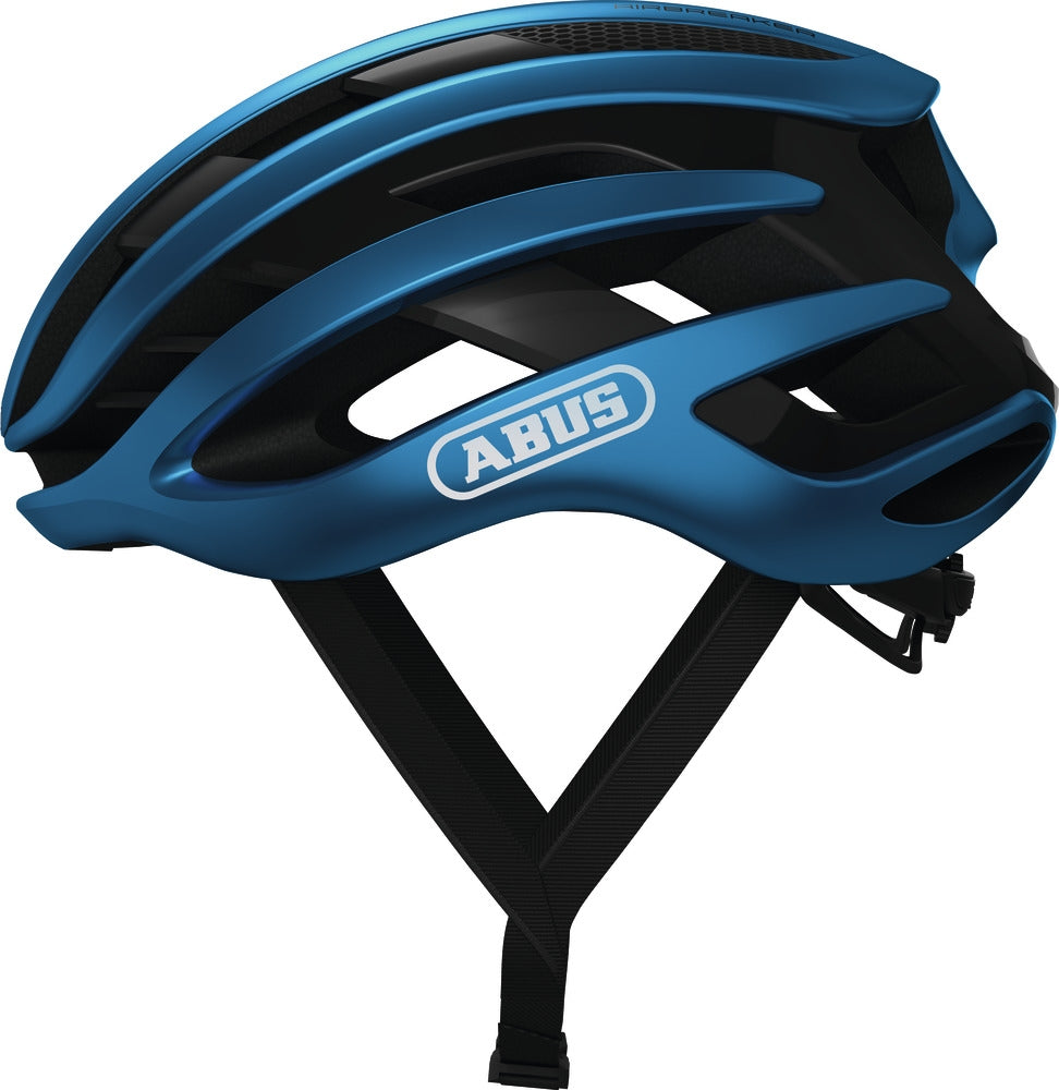 Abus airbreaker fietshelm steel blauw