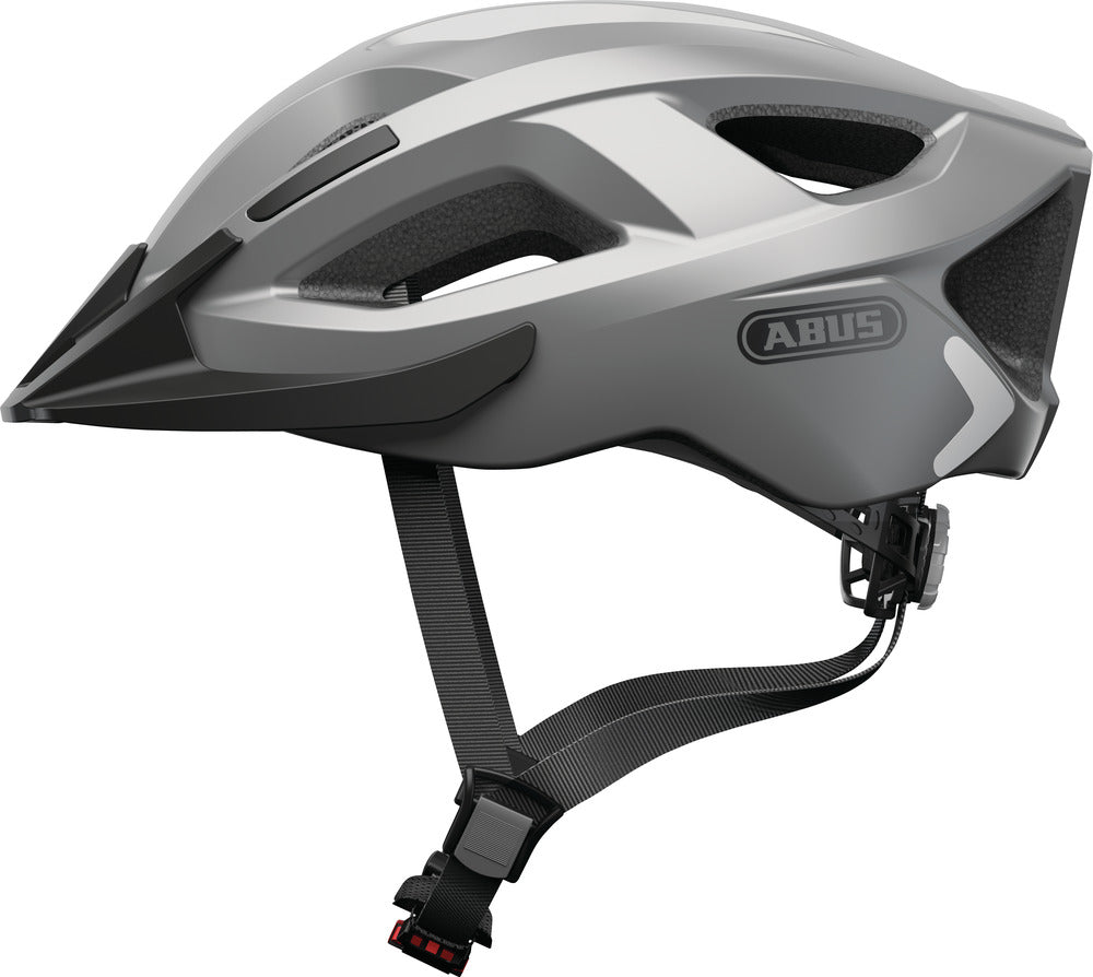 Abus Aduro 2.0 Fietshelm Glare Silver