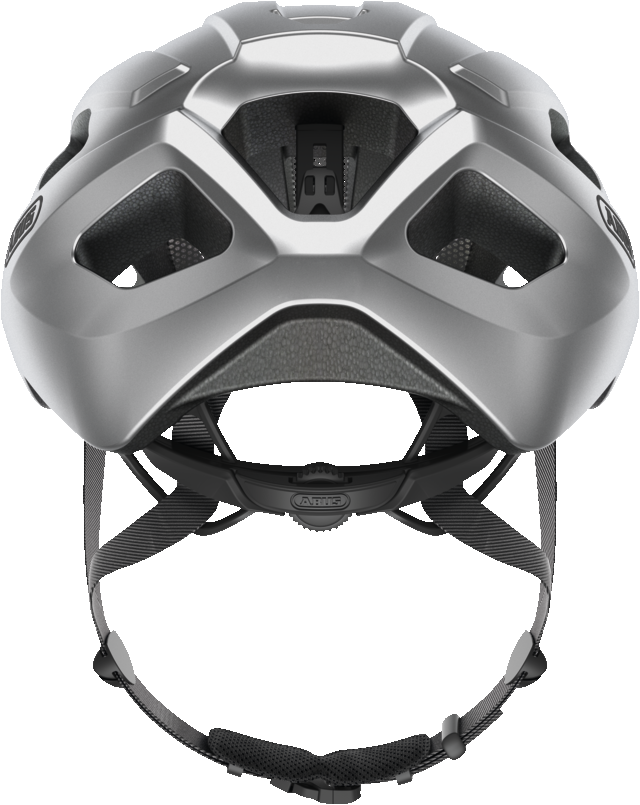 Abus macator fietshelm gleam zilver