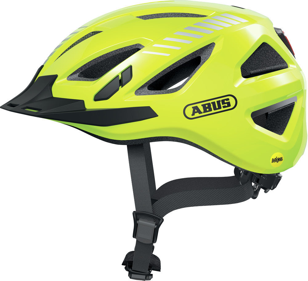 Abus Urban-I 3.0 Fietshelm Signal Yellow MIPS