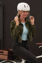 Abus Hud-Y Fietshelm puristic White