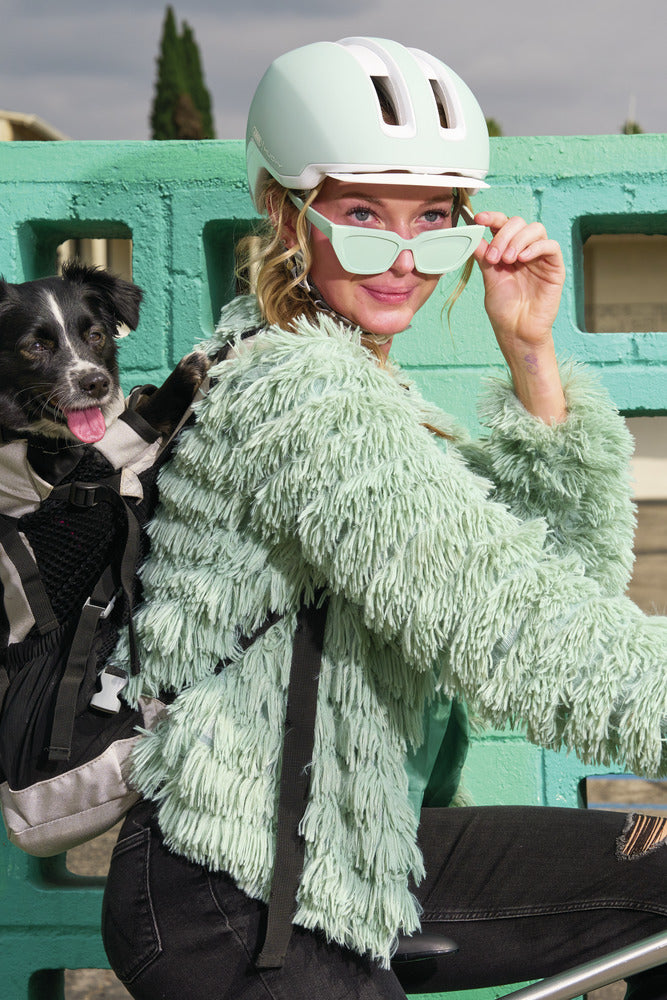 Abus Hud-Y Fietshelm pure Mint