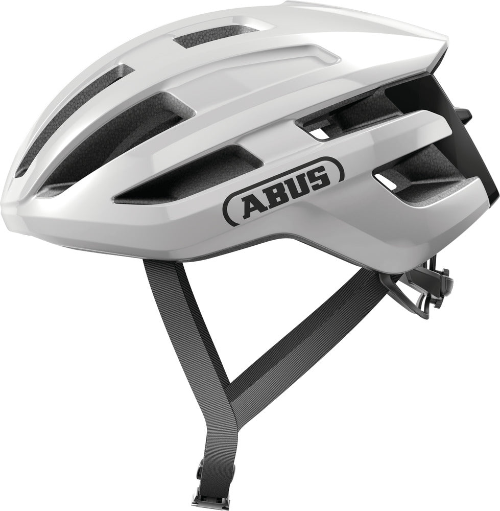 ABUS Powerdome Fietshelm Shiny White