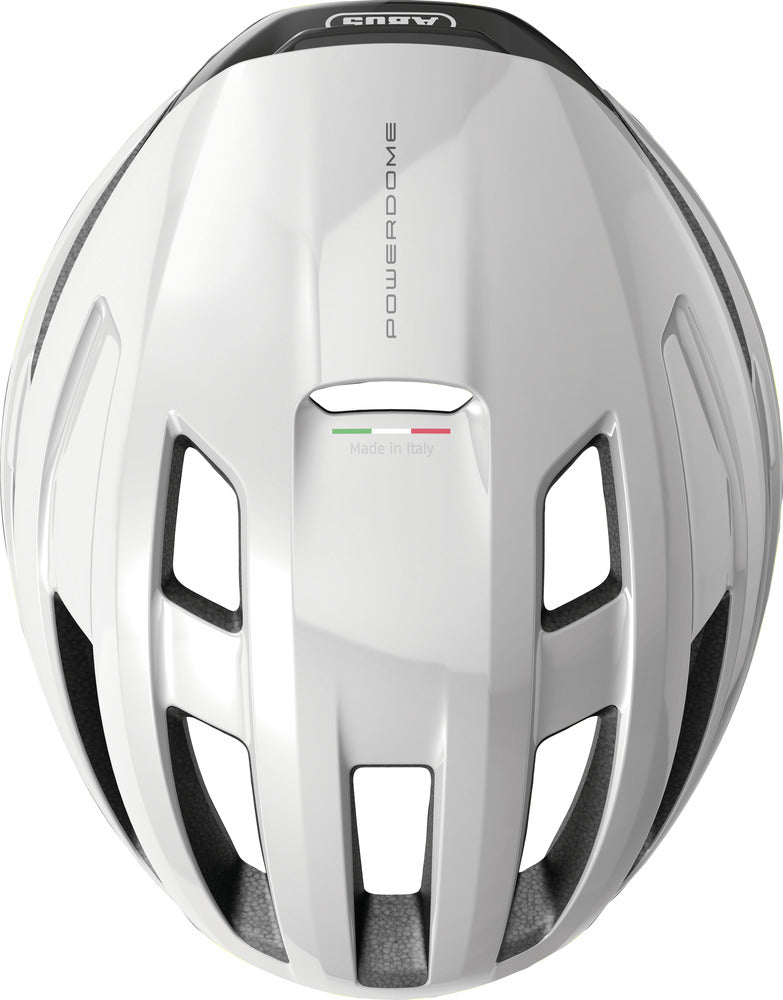 ABUS Powerdome Fietshelm Shiny White