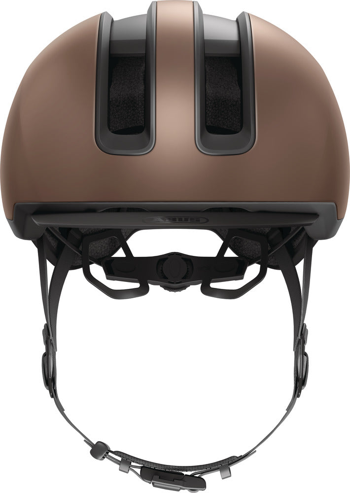 Abus Hud-Y Fietshelm Metallic Copper