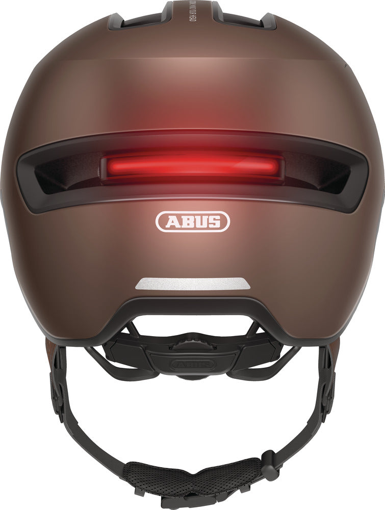 Abus Hud-Y Fietshelm Metallic Copper