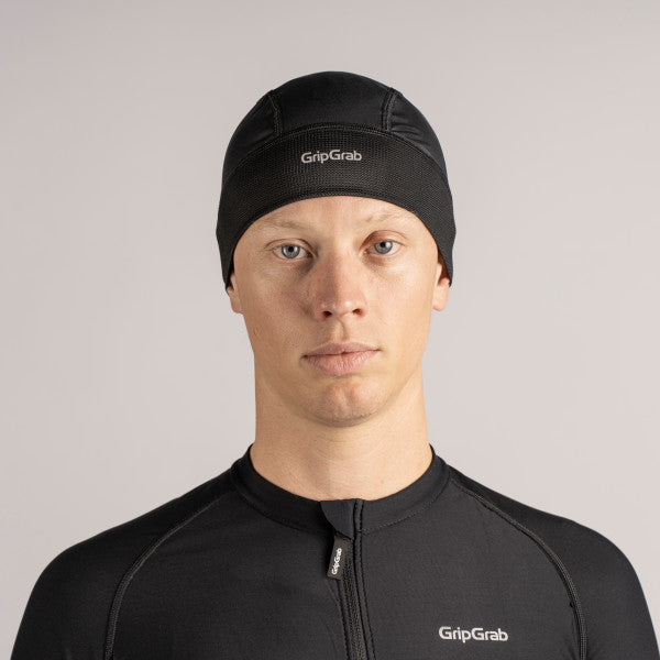 GripGrab Summer Skull Cap Mesh Black