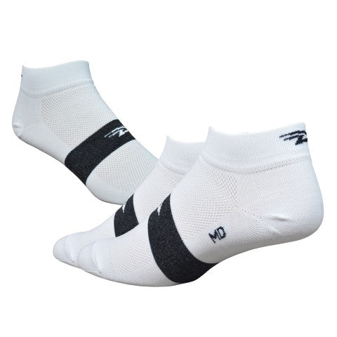 Defeet aireator speede team fietssok wit zwart