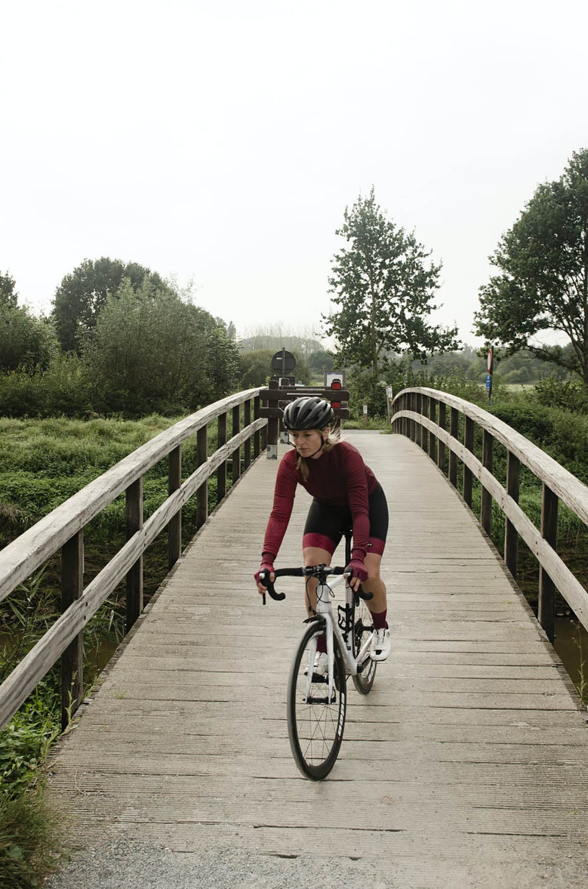 Vermarc Armeria 22 Shirt Lange Mouwen SP.L Wine Red Women