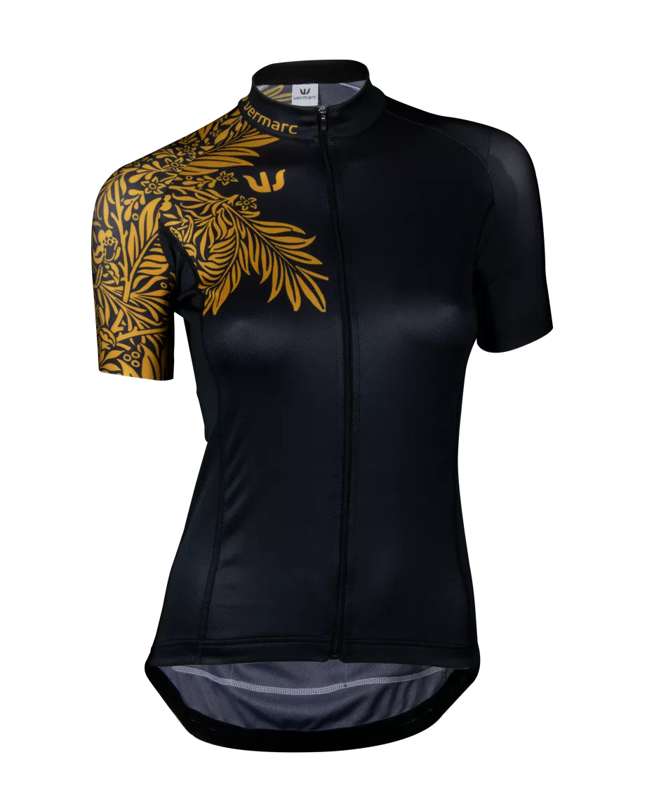 Vermarc Armeria 22 Shirt Korte Mouwen SP.L Black/Gold Women