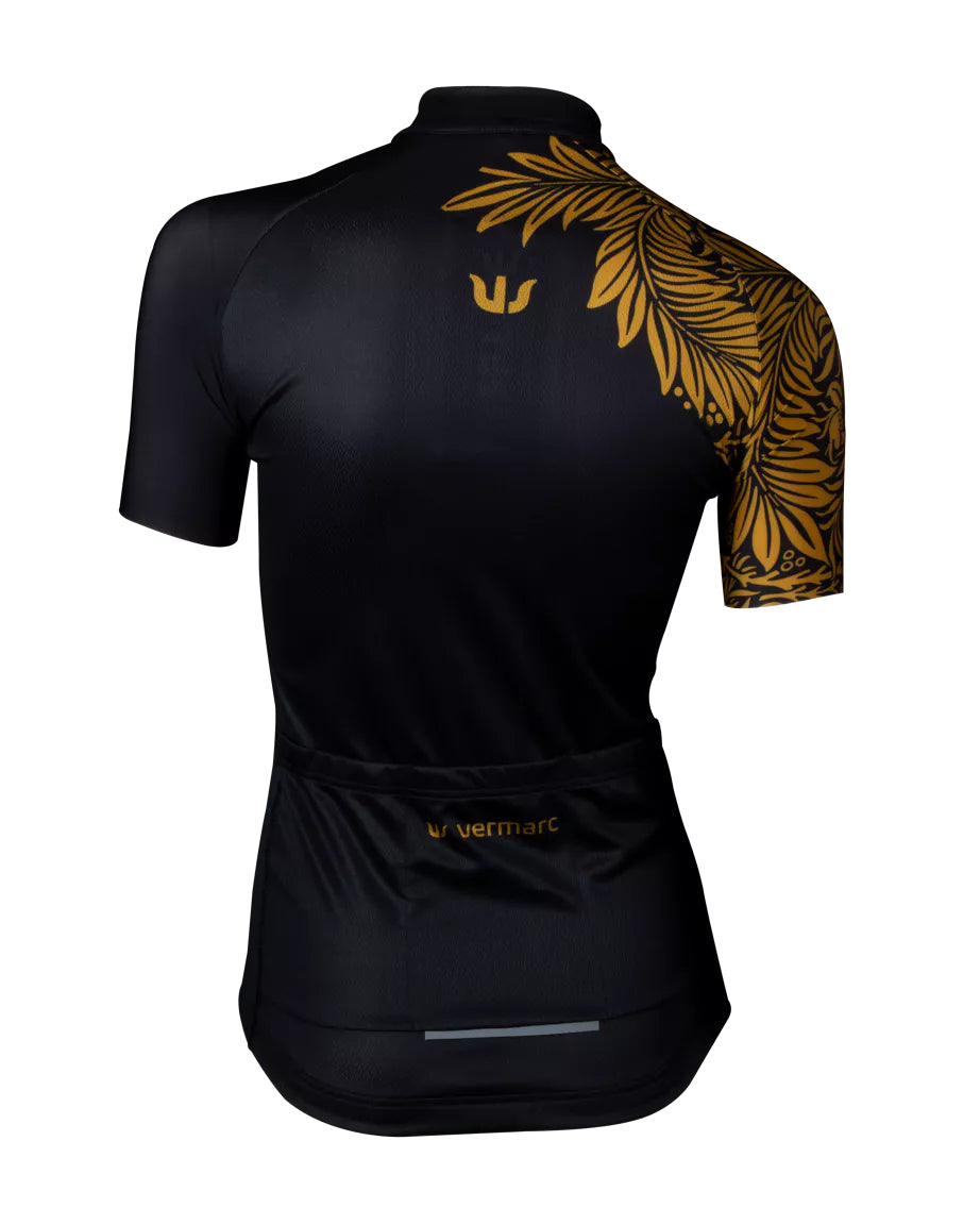 Vermarc Armeria 22 Shirt Korte Mouwen SP.L Black/Gold Women