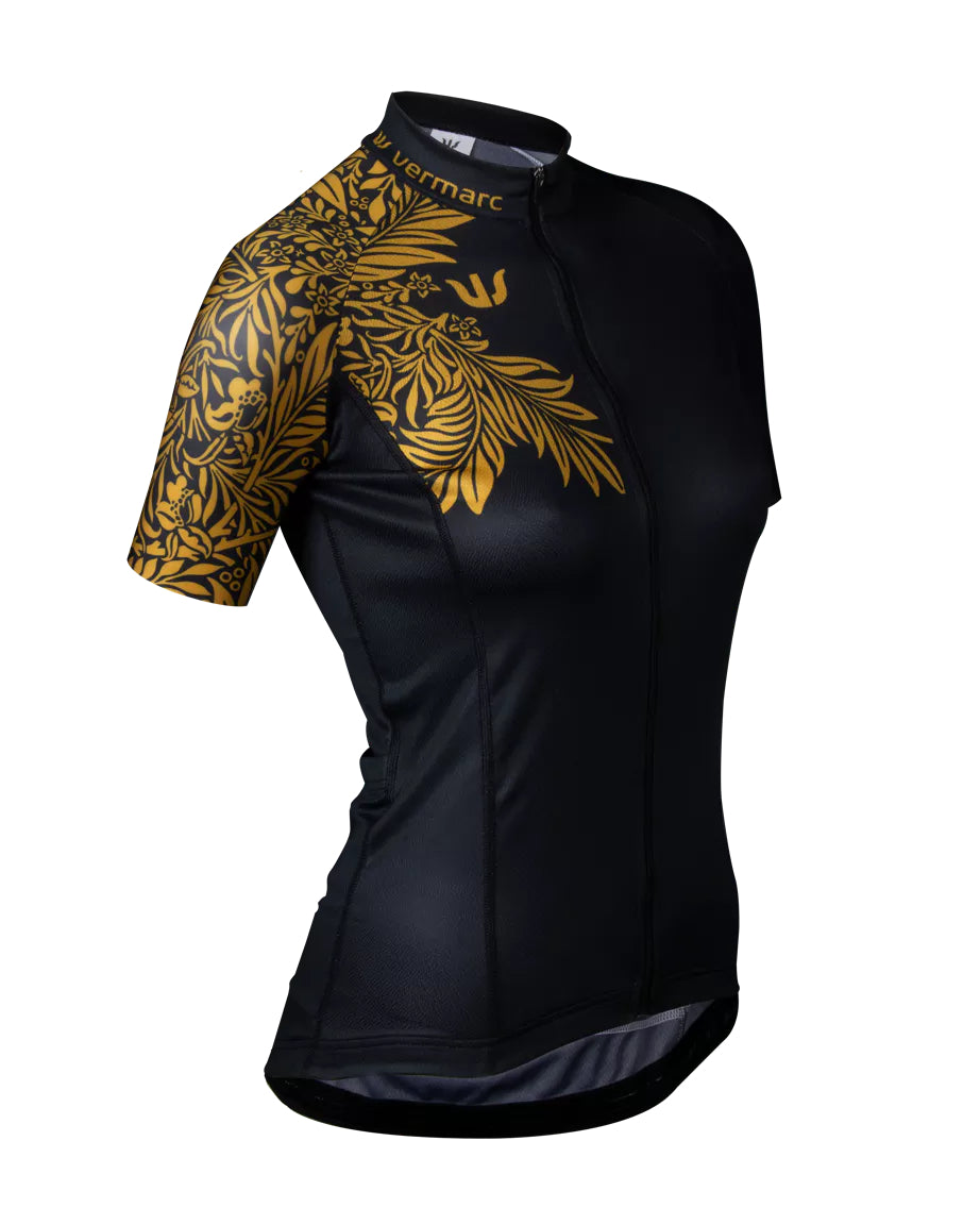 Vermarc Armeria 22 Shirt Korte Mouwen SP.L Black/Gold Women