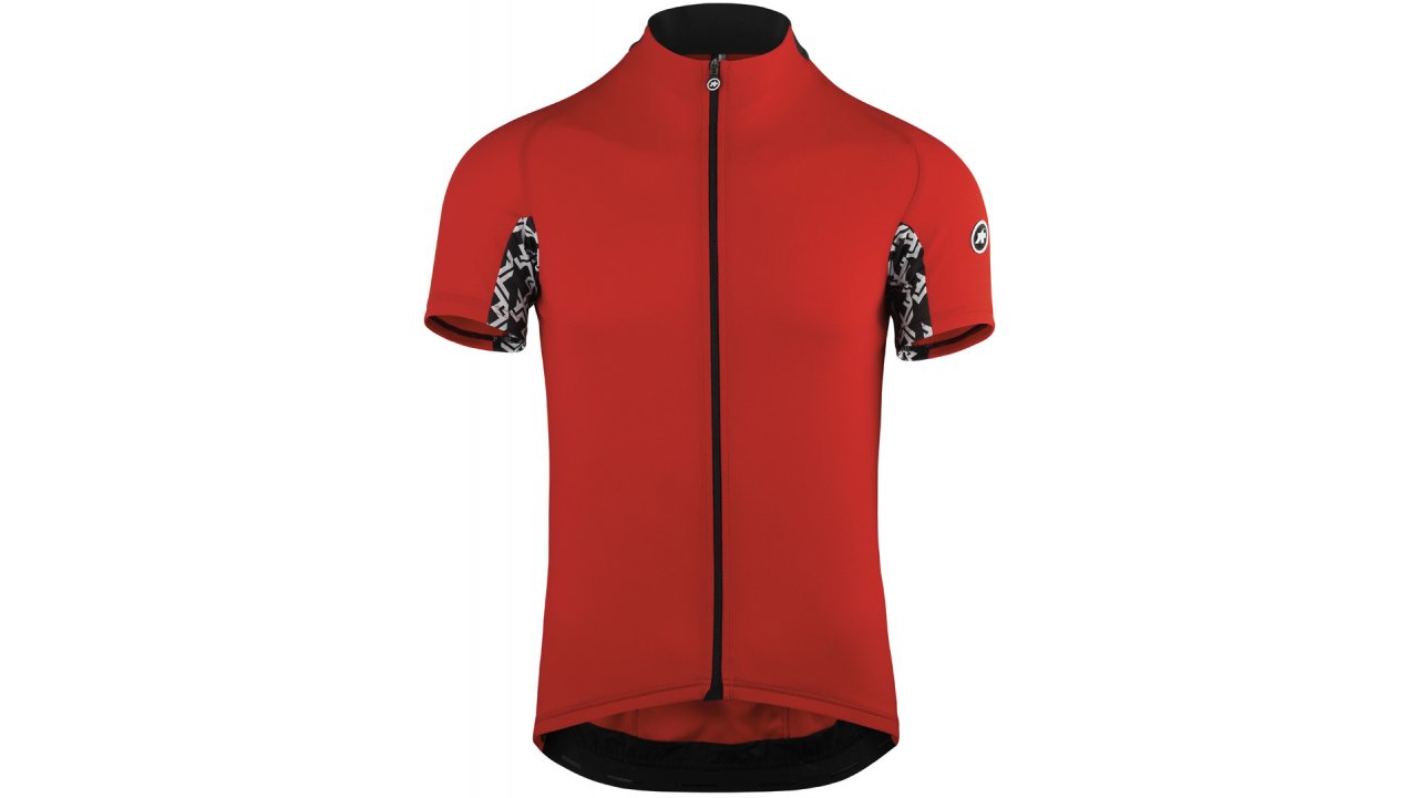 Assos mille GT fietsshirt met korte mouwen national rood