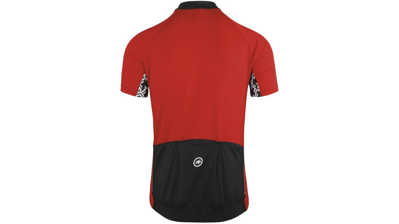 Assos mille GT fietsshirt met korte mouwen national rood