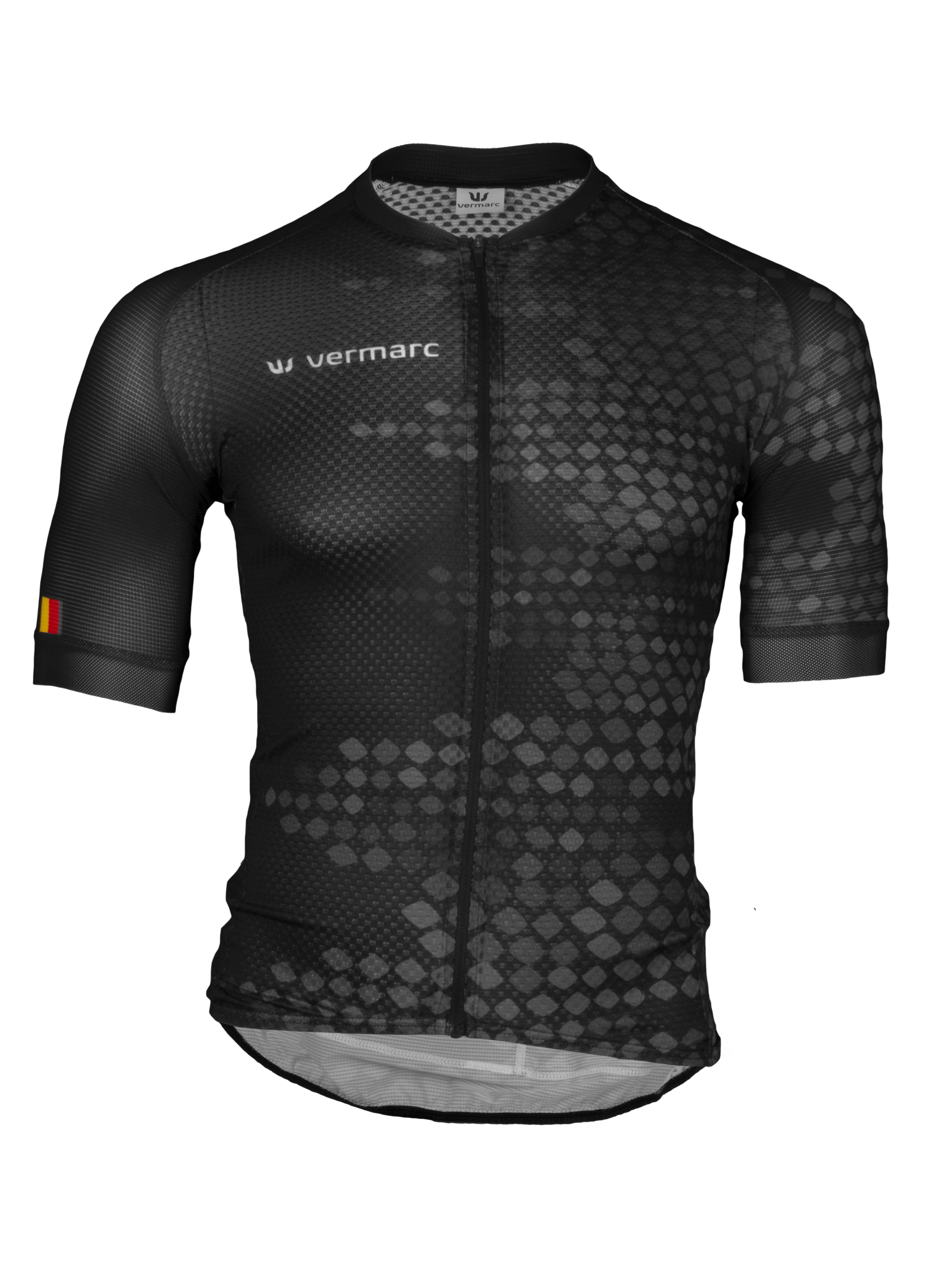 Vermarc BEL.21 Fietsshirt Zomer PR.R. Zwart