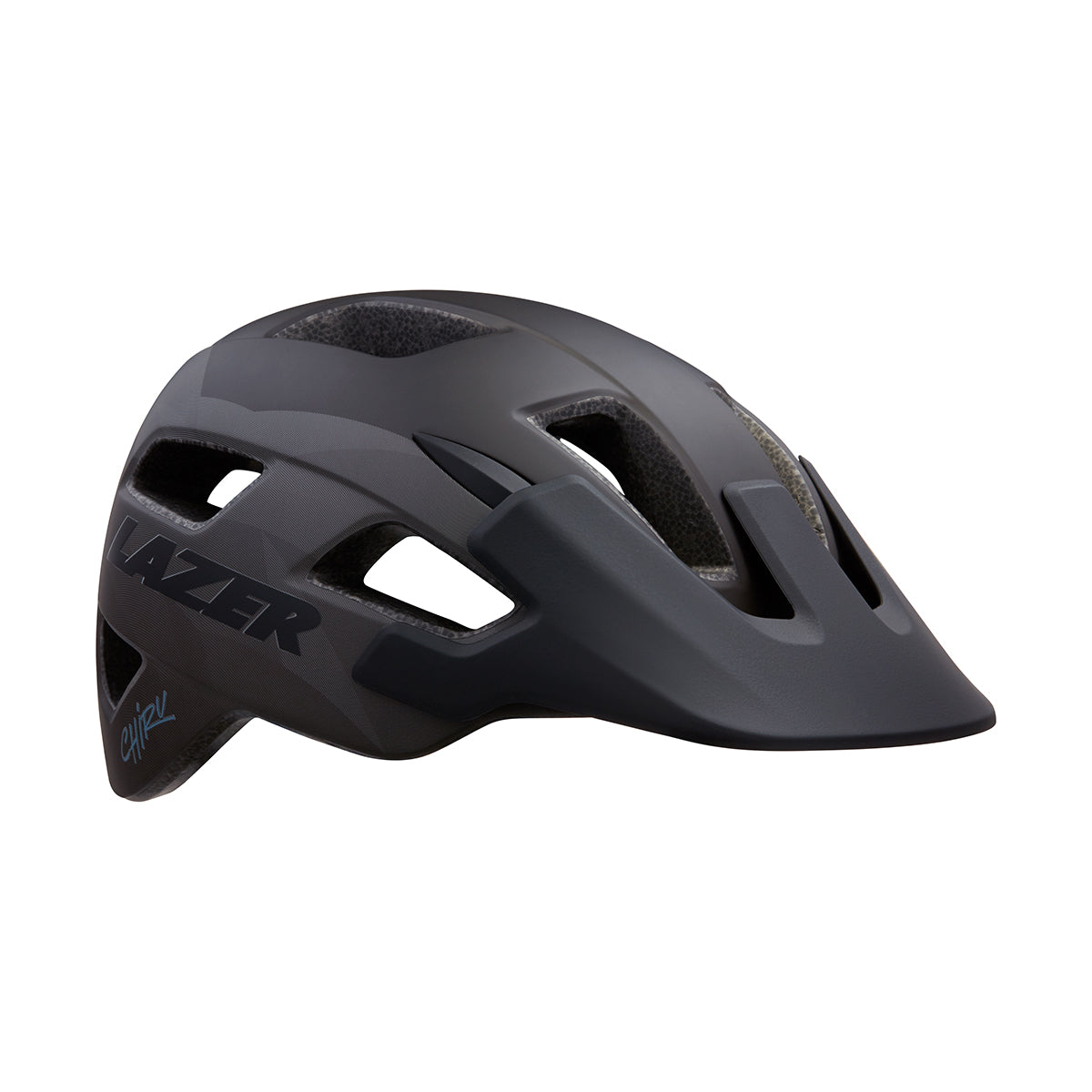 Lazer chiru mtb fietshelm mat zwart grijs